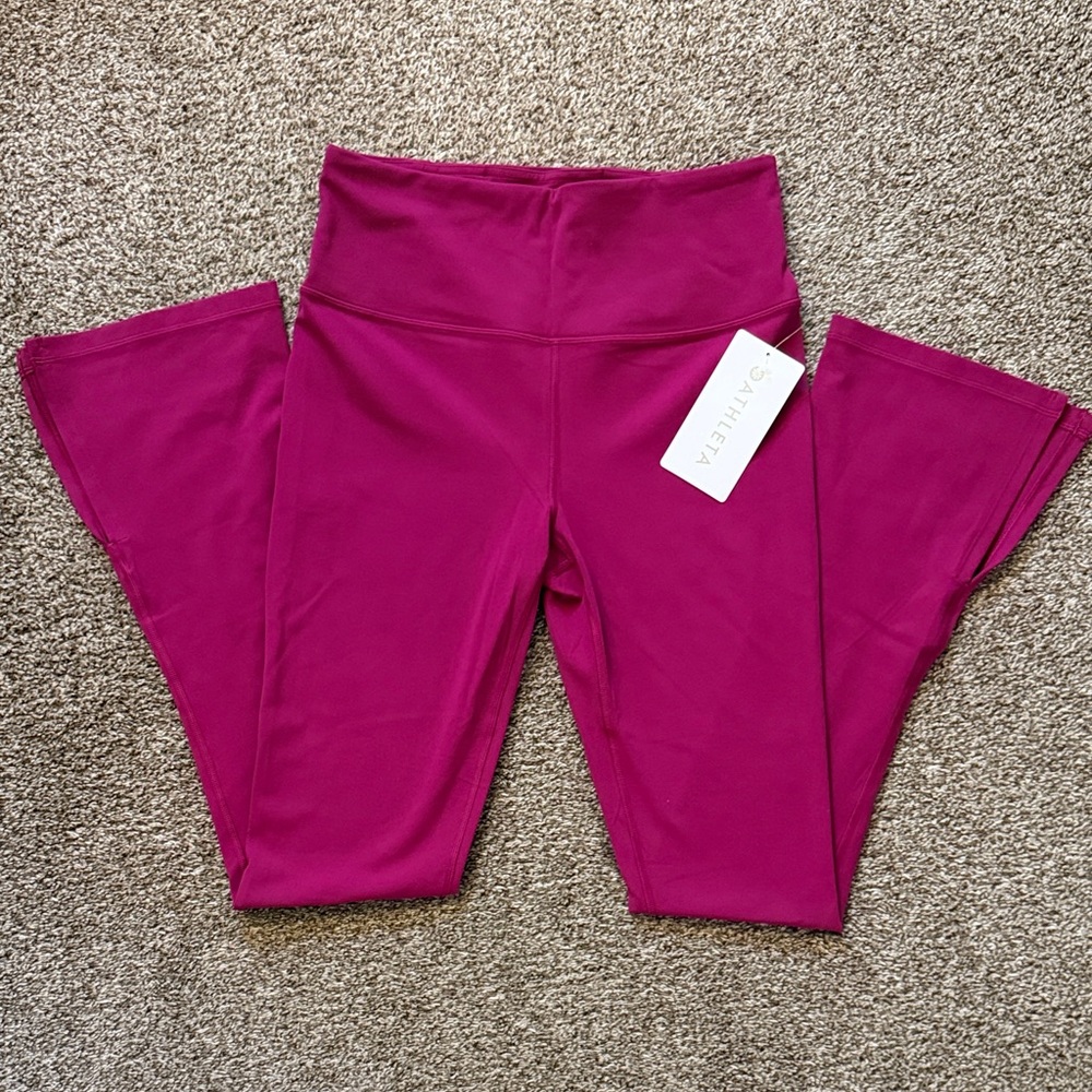 NWT Athleta elation split flare pant